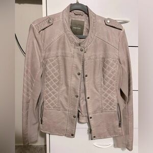 Maurice’s dusty purple faux leather jacket size LG